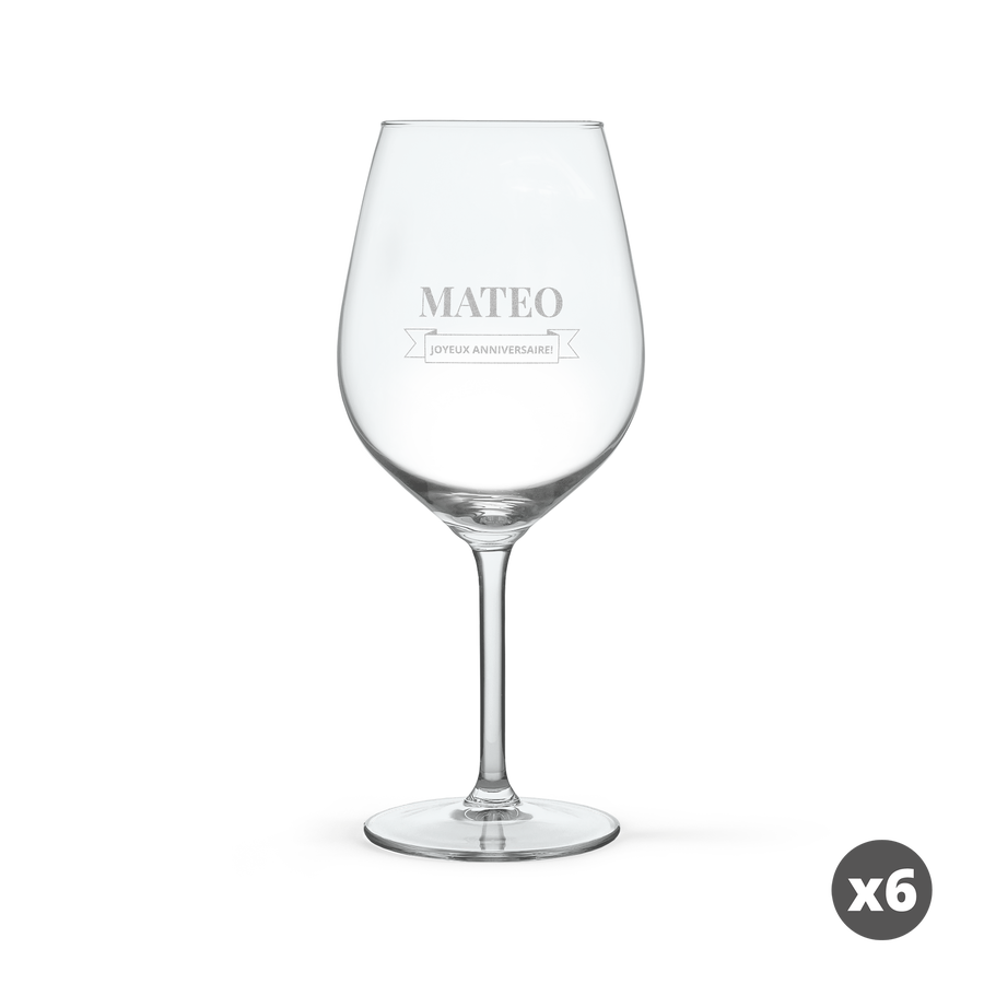 Rode wijnglazen x 6-cover
