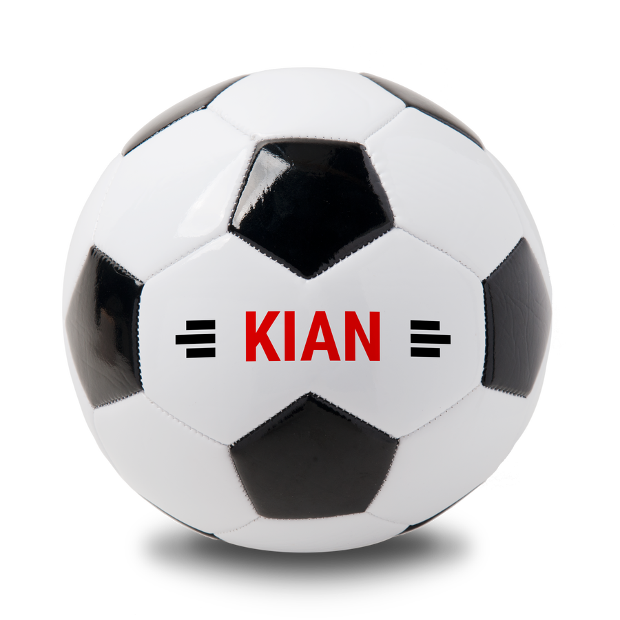Voetbal met naam bedrukken-cover