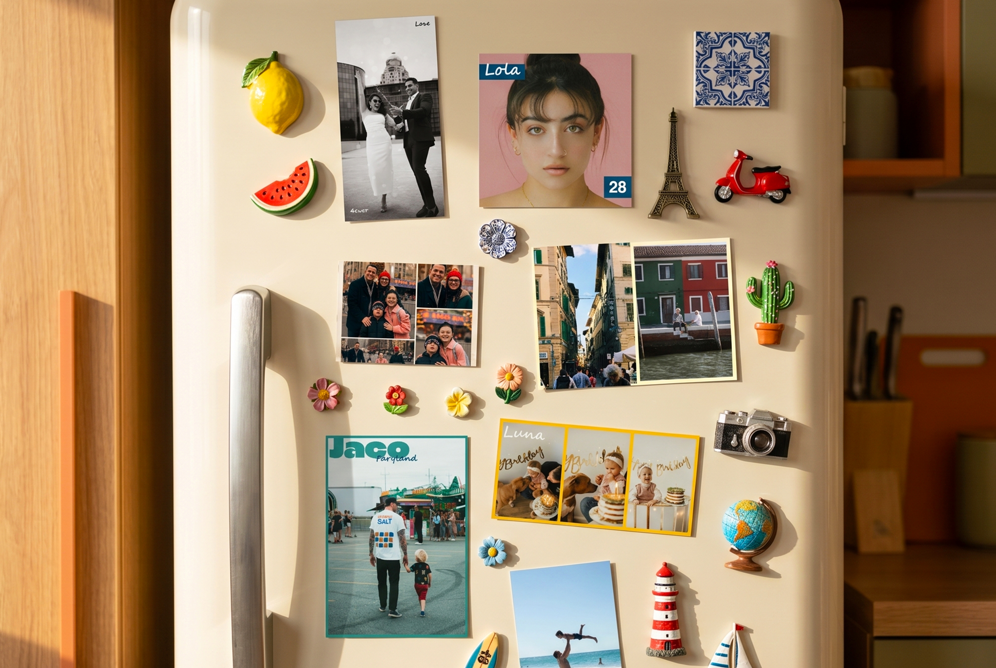 Magnetische kaarten – Liggend-cover