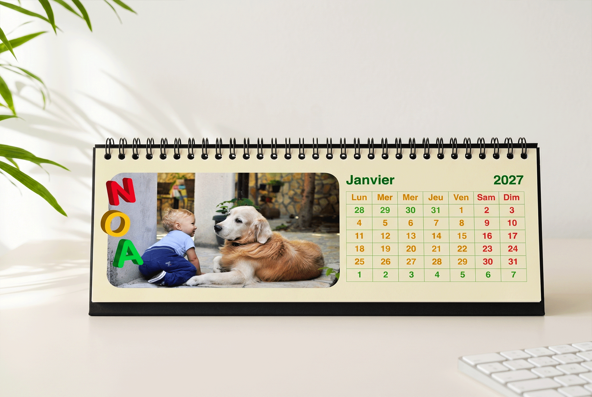 Panoramische Bureaukalender-cover