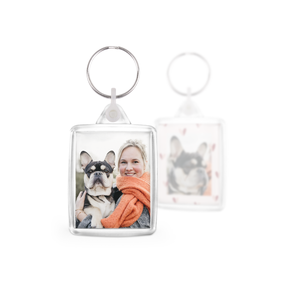Sleutelhanger met foto – plexiglas x 3-cover