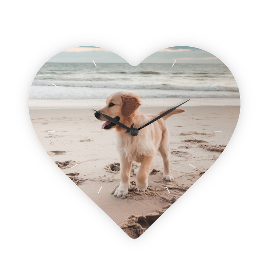 Wandklok met foto – Hart – Groot-cover