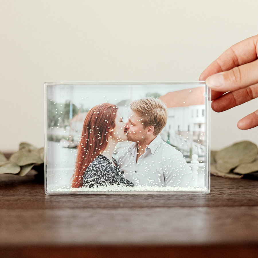 image Snow photo block