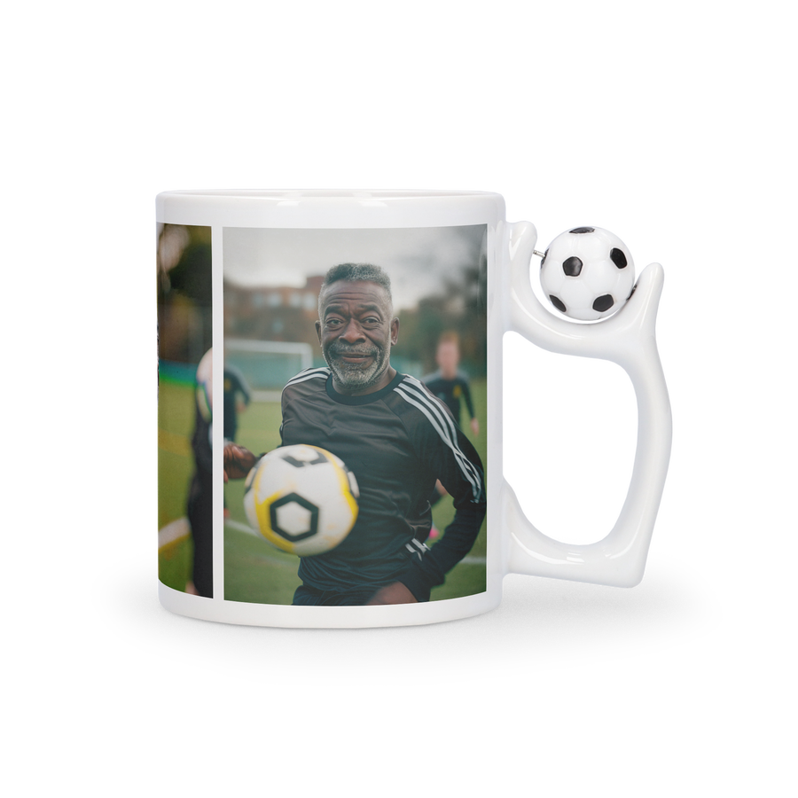 Gepersonaliseerde Mok – Voetbal-cover