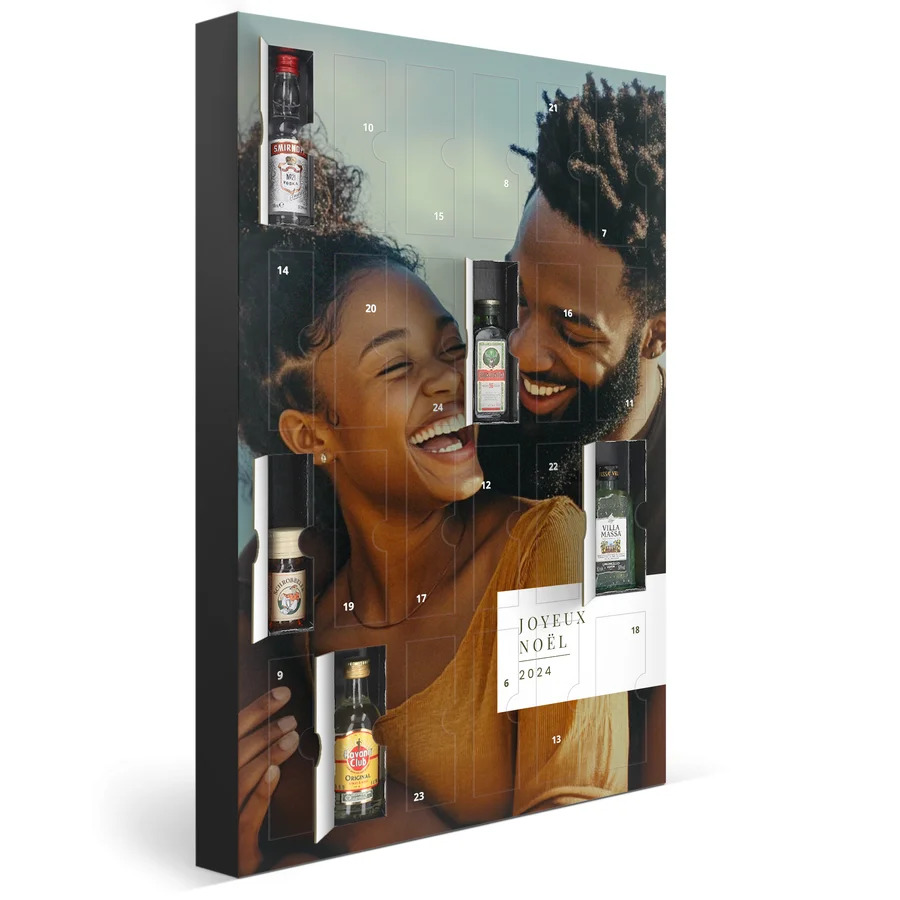 Adventskalender met alcohol-cover
