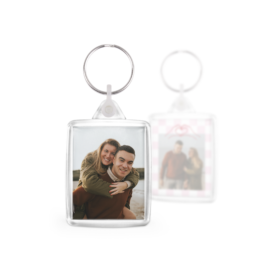 Sleutelhanger met foto – plexiglas x 3-cover