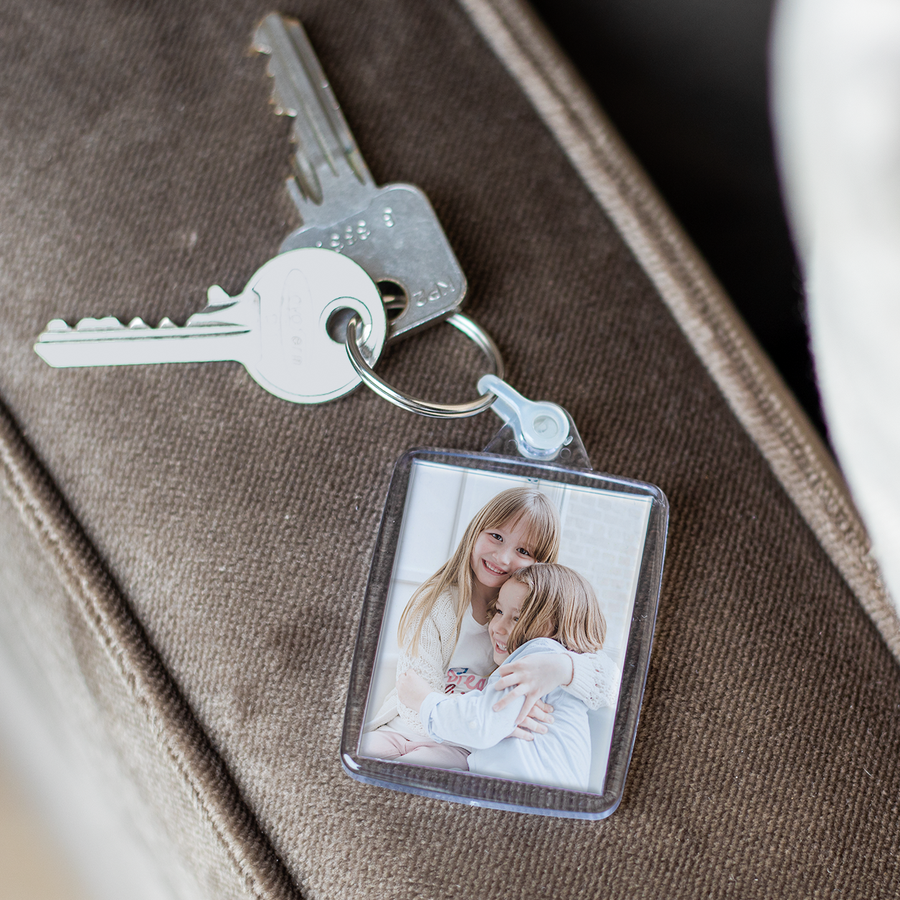 Sleutelhanger met foto – plexiglas x 3-cover