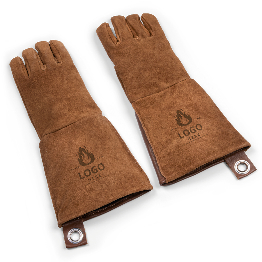 Leren BBQ handschoenen met naam-cover