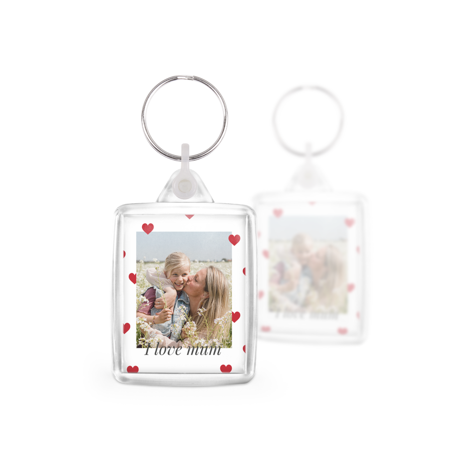 Sleutelhanger met foto – plexiglas x 3-cover