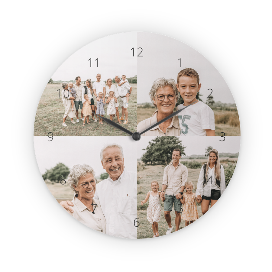 Wandklok met foto – Rond – Groot-cover