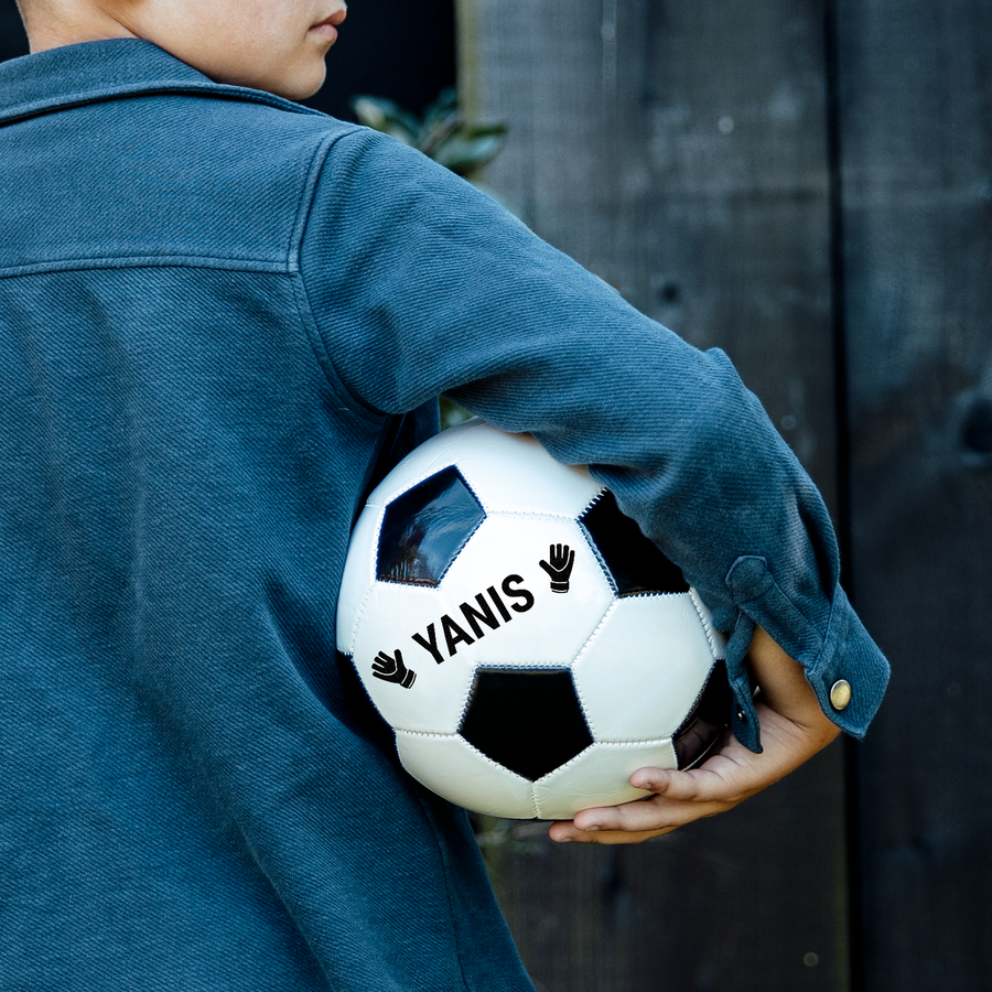 Voetbal met naam bedrukken-cover
