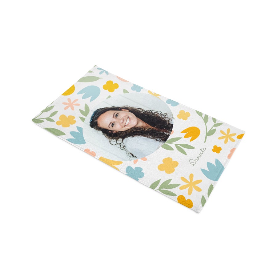 Volledig bedrukte handdoek 50 x 100 cm-cover