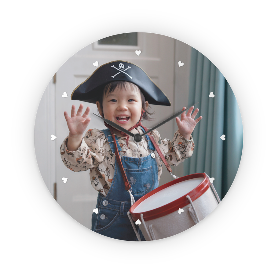 Wandklok met foto – Rond – Groot-cover