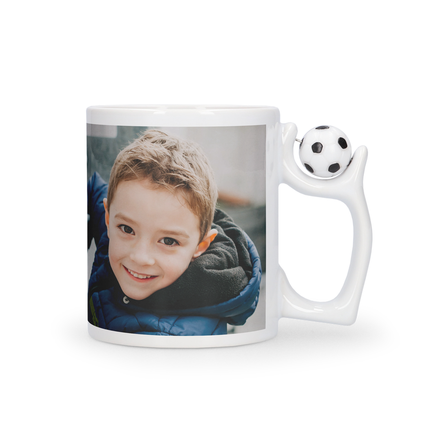 Gepersonaliseerde Mok – Voetbal-cover