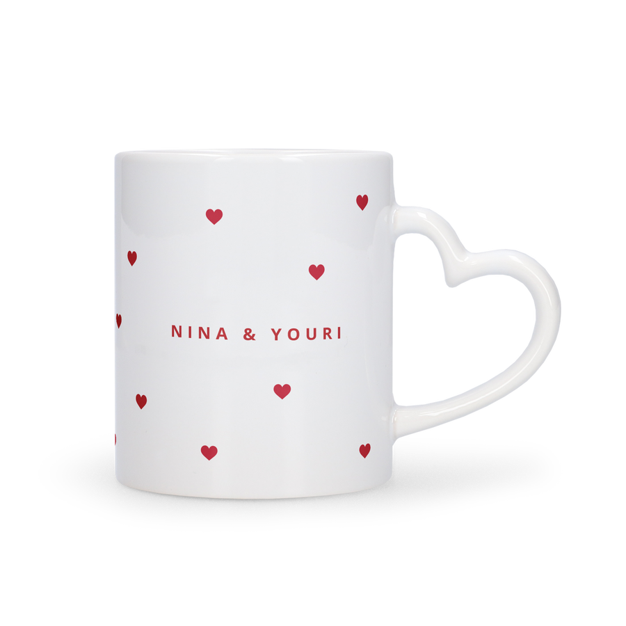 Taza personalizada – Corazón-cover