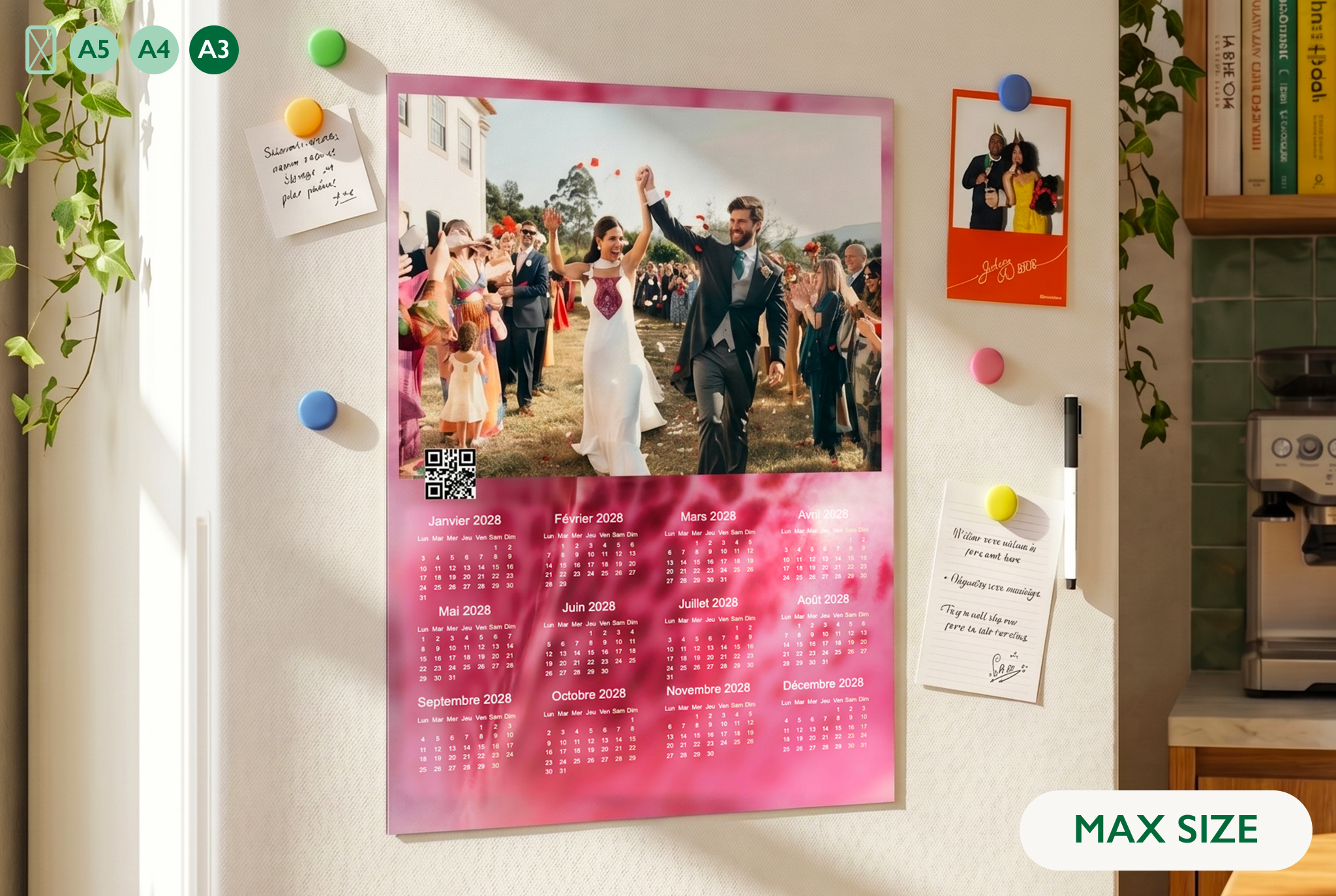 Magnetische A3-Kalender-cover