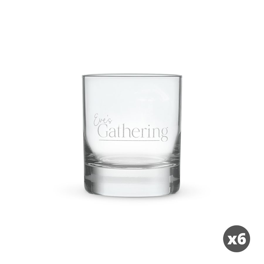 Whiskey glass x 6-cover